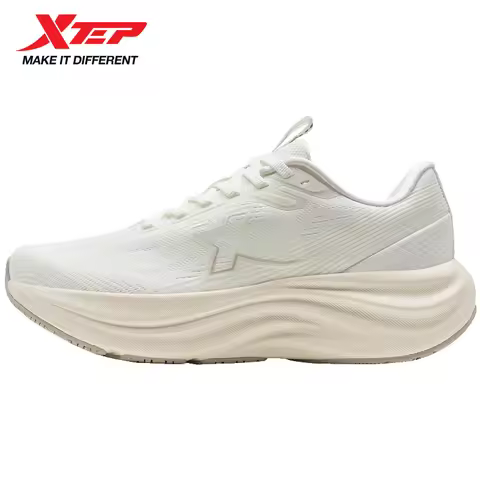 Xtep QingYun Lite Women's Running Shoes 2025 Spring Lightweight Thick-soled Coushioned Retro Sneaker