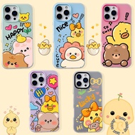 JELLY 2 IN 1 CASE DAILY DUCK FOR iphone 15 16 17 AIR PRO PROMAX DAILY DUCK MOTIF SG19 SHOCKPROOF ANT