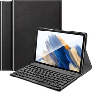 Bluetooth Keyboard Case for Samsung Galaxy Tab A9 Plus,,Slim Stand Flip Leather Cover with Detachable Wireless Keyboard for Samsung Tab S9 FE/Tab S8/Tab A8/Tab A7 Lite/Tab S7/Tab S6 Lite/Tab S5e/Tab A 10.1 2019