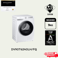 [FREE INSTALLATION WEST MALAYSIA]SAMSUNG 9kg Heat Pump Dryer DV90T6240LH/FQ With AI Control ( Penger