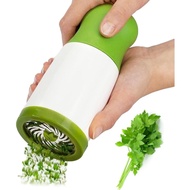 Cilantro Chopper, Spices Grinder with Stainless Steel Cutting, 7X17CM | Manual Spices Grinder, Multi