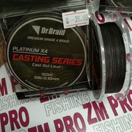 High quality₪Dr.Braid Platinum X4 (4 Slick) Casting Series DrBraid Fishing Braid Line Tali Benang