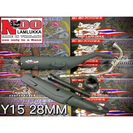 NOO LAMLUKKA EXHAUST CUTTING STD OPEN EXHAUST Y15ZR LC135 4S 28MM 32MM EKZOS PAIP RACING LAMLUKKA 10
