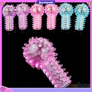 buymorem Finger Stretchable Sleeve Stimulator Condom Barbed G-point Stimulate Sex Toy