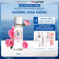 Nước hoa Wellbeing hương hoa hồng Roger&Gallet Rose 30ml