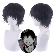 Misscoo Jujutsu Kaisen Toji Fushiguro Cosplay Black WigHeat Resistant Synthetic Hair Men Women Cospl