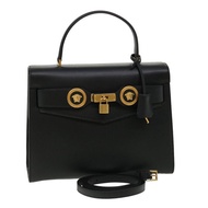 VERSACE 手提包皮革 2way 黑色 DBFG311 正品 31495A