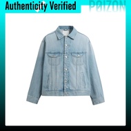 ZARA Denim Jacket Mens Light Blue 1538444-406