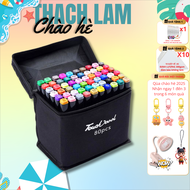 Tặng 8 cây marker và 10 giấy happy 200gsmBút Dạ Màu Marker Touch Hai Đầu 120 màuChuyên Nghiệp Màu Nư