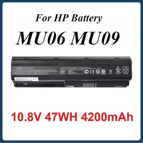MU06 593562-001 593553-001 10.8V 47Wh Laptop Battery for HP Compaq Notebook 593554-001 593554-001 Pa
