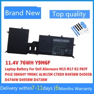 Y9M6F Laptop Battery For Dell Alienware M15 M17 R2 P87F P41E 08K84Y YM9KC ALW15M C7XD9 R4958W D4505B D4746W D4958W