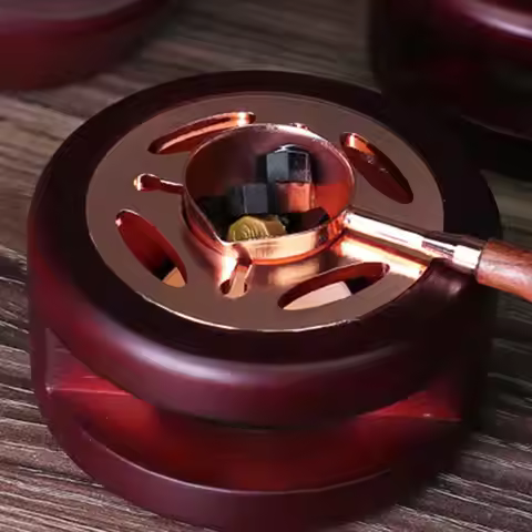 Wax Seal Kit, Hollow Romantic Easy to Use Rose Gold Writing Letters Heat Resistant Heater Stove Pot 