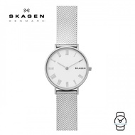 (100% Original) Skagen Ladies SKW2712 Hald Slim Silk-Mesh Watch (Silver)