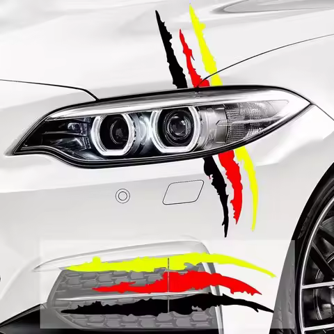 Headlight Eyebrow Decor Vinyl Decal for BMW X1-X7 1-8 Series Z4 E46 E90 E60 E70 F30