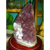 Maroon rainbow Amethyst geode / amethyst cave 紫晶镇 / 彩晶镇 / 紫晶洞 / amethyst cluster