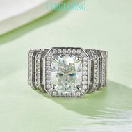 GRA 5CT Real Moissanite D Color Luxury Genuine S925 Silver Ring for Women Men Wedding Anniversary Gi