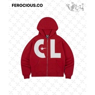 JACKET SWEATER HOODIE DOUBLE ZIPPER BOXY CDL CALLE DE LARACHE OVERSIZE UNISEX