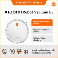 (NEW) Xiaomi Robot Vacuum E5 ดีไซน์แบบหัวดูดป้องกันเส้นผมติดพัน| ถังเก็บฝุ่นขนาดใหญ่ 400 มล.* ไม่ต้อ