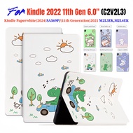 For Kindle (11th Gen)2022 6.0" Paperwhite 5(11th Gen)2021 6.8" PaperWhite 6(12th Gen)2024 7.0" Case 