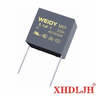 WEIDY WEIDY X2 Safety Capacitor 0.1 uf 310V 104K Pitch 15mm Anti-Interference Filter Capacitor 8JJ3