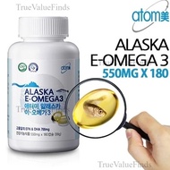 [Ready Stock] 100% original, [Atomy] Alaska E-Omega 3 550mg x 180capsules/atomy alaska omega3/ atomy
