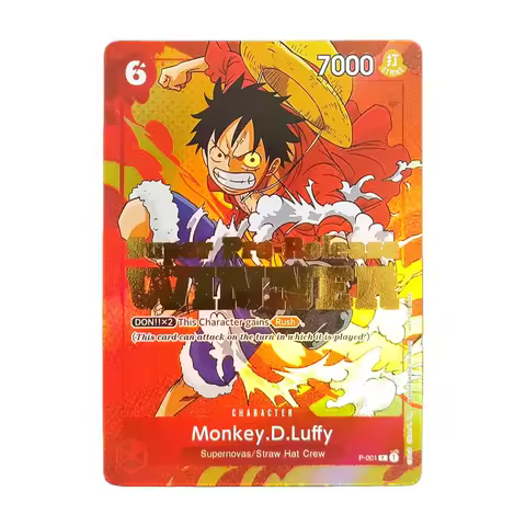 Proxy Monkey D. Luffy One Piece 2022 Super Pre-Release WINNER Promo English P-001 Collection Anime C