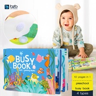 Preschool Quiet Busy Book Toddlers Early Educational Velcro Sensory Toys 学前忙碌书 Buku Sibuk Prasekolah