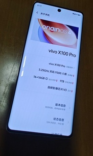 地表最強影相手機vivo x100 pro白色1T