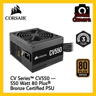 Corsair CV Series CV550 — 550 Watt 80 Plus Bronze Certified PSU CP-9020210-UK