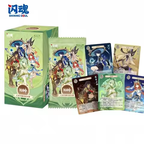 Genshin Impact Genius Invokation TCG Booster Box Factory Sealed SR Holo Official Collectible 4th Ser