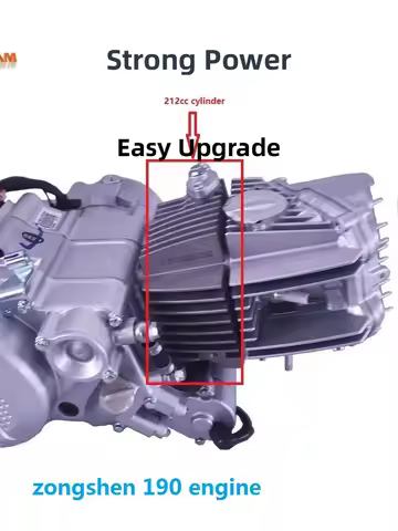 ZongShen ZS 212 cc Big Bore Engine Cylinder Kits With Piston+Gasket Special Upgrade For ZS190 W190 2