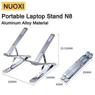NUOXI N8 Portable Laptop Stand Aluminium Alloy For Macbook Tablet Notebook Cooling Pad Easy Foldable Holder For Smart Lenovo