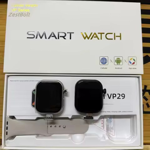 VP29 Smartwatch 5G LTE Smart Watch With 2.29inch Amoled Android 10.0 180° Rotary Camera NFC health m