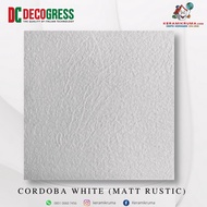 Granit Lantai Decogress 60x60 Cordoba White Matt Rustic Kasar