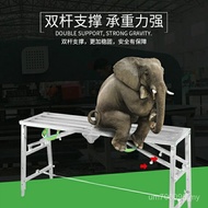Platform Foot Frame Centimeter Square Tube Tread Ladder Foldable Construction Portable Stable Double