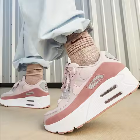 Nike Authentic Air Max 90 LV8 Women's Air Cushion Sports Casual Shoes FD4328-001