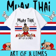 [COD]S-5XL 2025 Muay Thai Art of 8 Limbs Men And Women Short Sleeve Round Neck T-Shirt S-5XL
