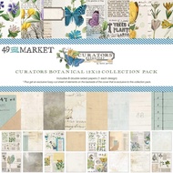 49 And Market Scrapbook Collection Pack 12"X12" - Curators Botanical