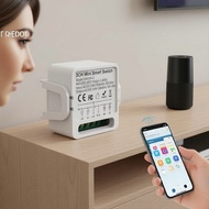 WiFi Smart Switch 2-Gang, 2-Way Control, Tuya Compatible, Works with Alexa & Google Home
