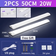 หลอดไฟ LED T8 T5 หลอดไฟนีออน ไฟพกพาLight Tubes หลอดไฟยาว แถบไฟ หลอดฟลูออเรสเซนต์ หลอดประหยัดไฟ +พร้อ