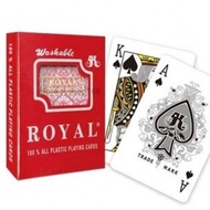 Royal Plastic Playing Cards 100% Original Daun Terup Plastik  100%  Original
