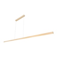 [ส่งกทม.+ปริมณฑล] โคมไฟแขวนเพดาน LED 72W Tri-Color LUZINO รุ่น VIVA MD2545R72(WD) สีลายไม้