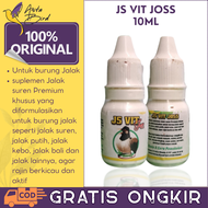 "JS VIT JOSS 10ML" SUPLEMEN BURUNG JALAK SURENPENGGACORVITAMINDOPING BURUNG