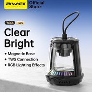 Awei Y666 Portable Speaker Bluetooth Bass Subwoofer 3D Stereo IPX5 Waterproof Low Frequency Speaker