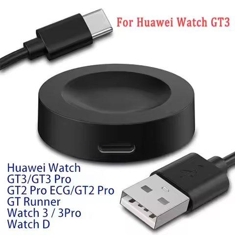 For Huawei Watch GT5Pro/GT5/GT4/GT3Pro/GT3/Watch4/4 Pro/Watch3 USB Charger Smart Watch Fast Charger