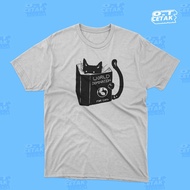CAT DOMINATE WORLD TSHIRT - MICROFIBRE / COTTON TEE | GILDAN PREMIUM / OREN SPORT | HIGH QUALITY & P
