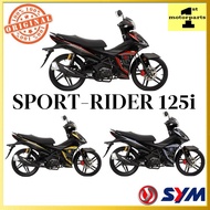 [100% ORI SYM] SPORT-RIDER 125i SPORT RIDER 125 BODY COVER SET WITHOUT STRIPE (WITH STICKER)