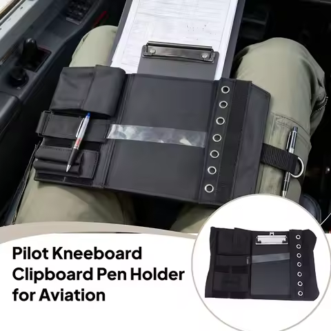 ^Pilot Kneeboard Oxford Cloth With Adjustable Strap Aviation Leg Strap Board Pilot Kneeboard Oxford 