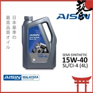 Aisin Engine Oil Semi Synthetic CI-4/SL 15W40 (4L)