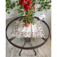 Small SQUARE GUEST TABLE CLOTH / SQUARE GUEST TABLE CLOTH / GUEST TABLE CLOTH / IMPORTED TABLE CLOTH